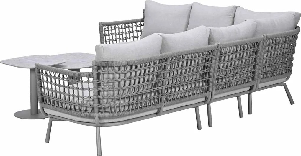Garden Impressions Maud loungeset 6-delig - taupe
