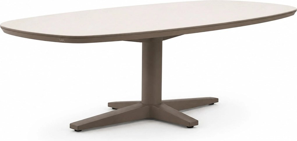 Dining Tuintafel ovaal 220 x 110 cm Zand/Beige Zanzibar