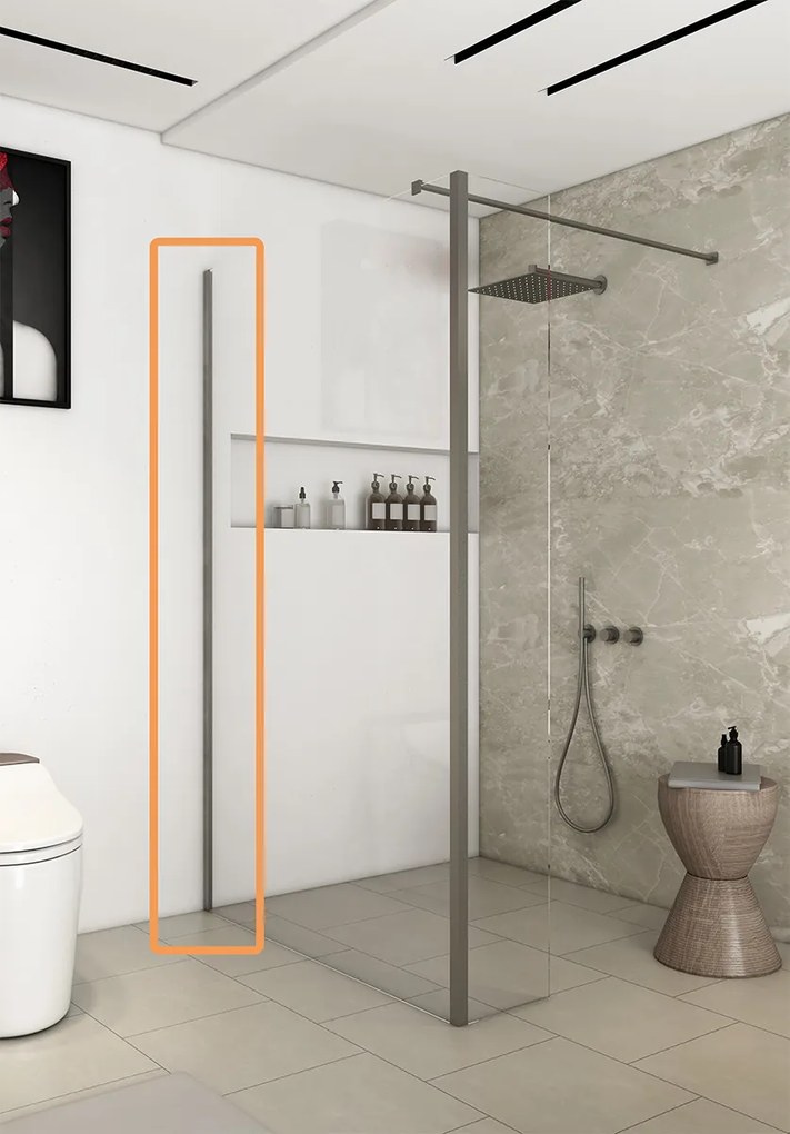 Saniclear Redro Exclusive muurprofiel RVS