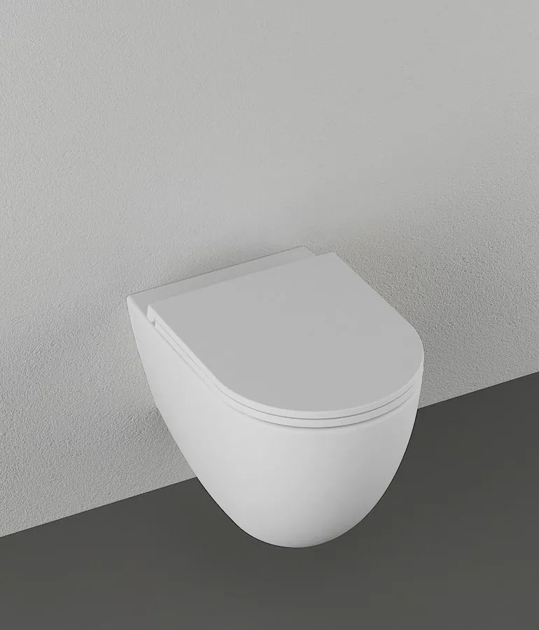 Sapho Infinity toiletpot randloos met softclose zitting wit mat