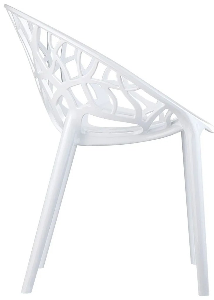 Siesta Crystal stapelbare tuinstoel - Wit