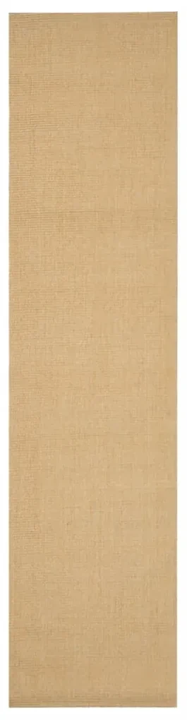 vidaXL Vloerkleed 80x350 cm natuurlijk sisal