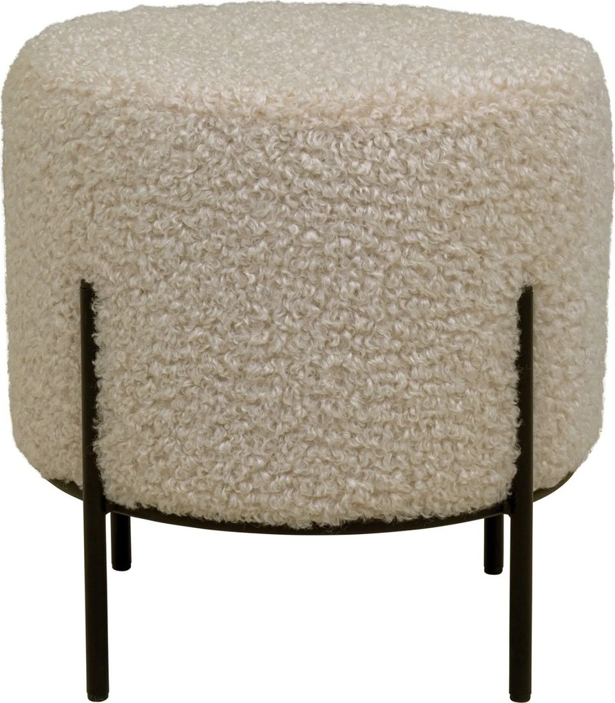Alford Poef Teddy - Grey-Brown