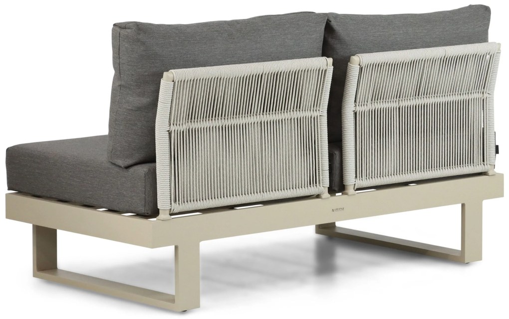 Hoek loungeset 5 personen Aluminium Taupe  Lifestyle Garden Furniture Lorenzo