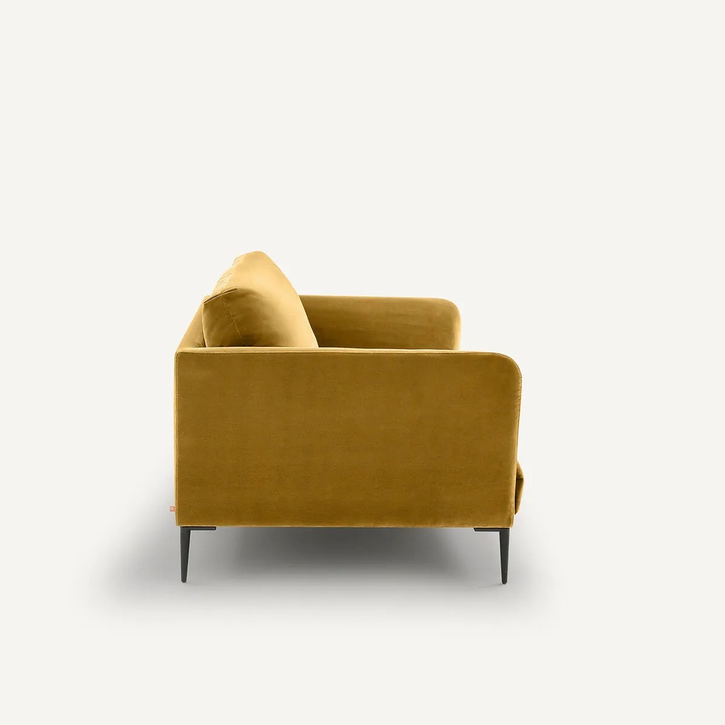 Fluwelen 2-zitsbank, Oscar, ontwerp Emmanuel Gallina