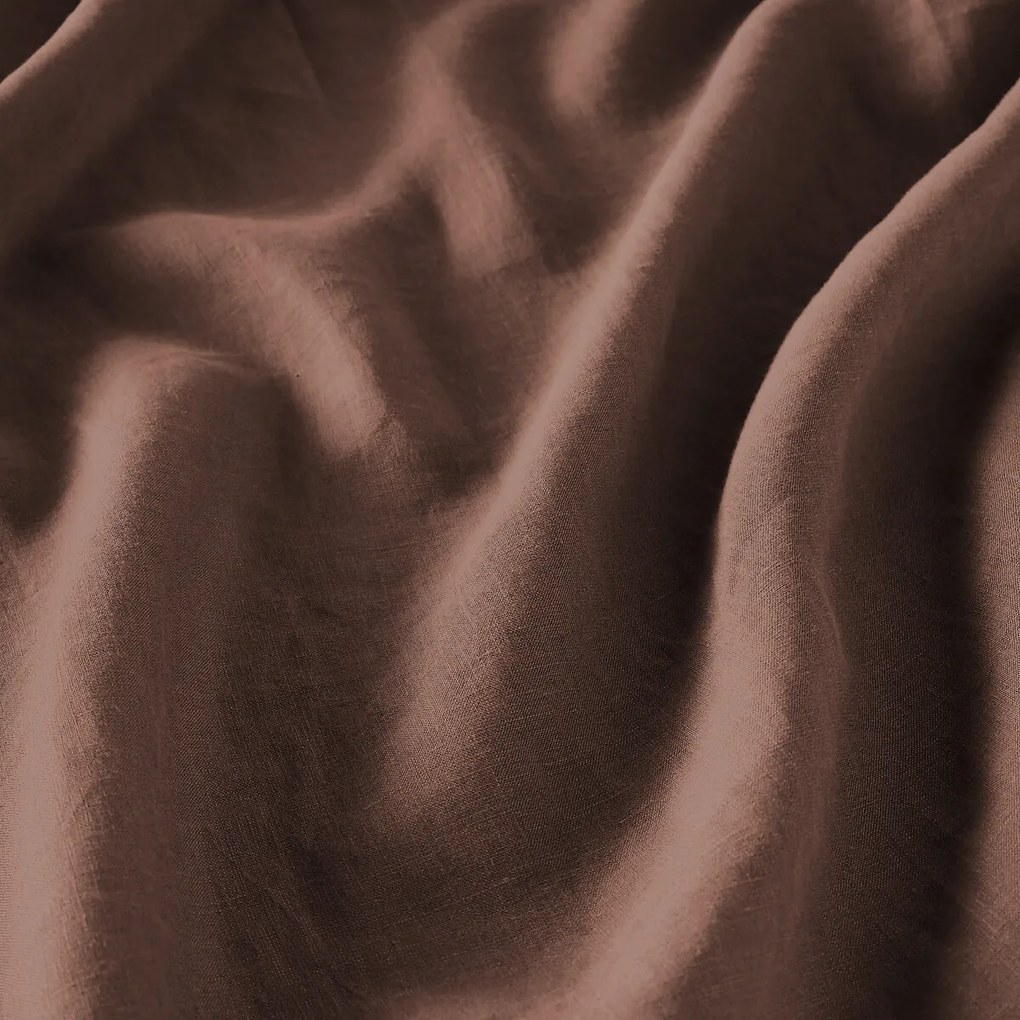 Gordijn in gewassen linnen met oogjes Onega