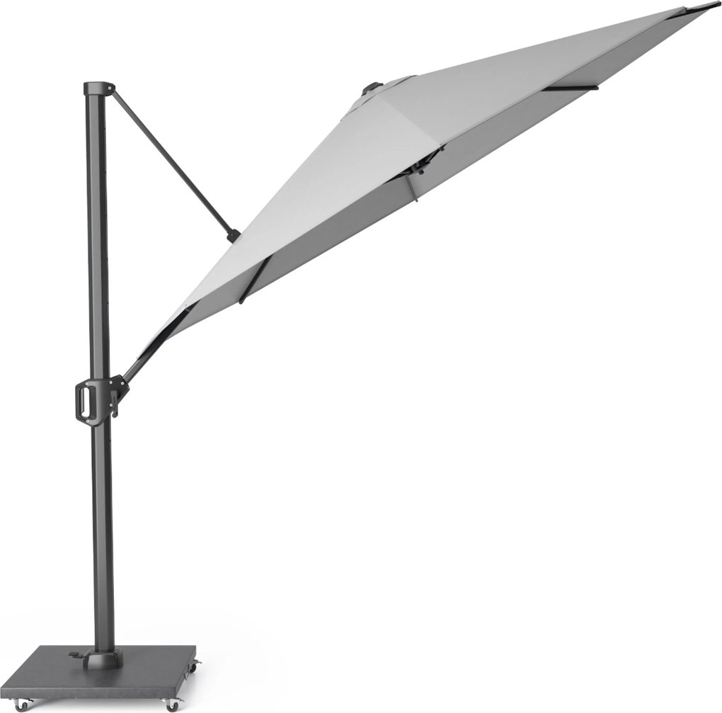 Platinum Challenger zweefparasol 3.5m T1 (excl. voet) Licht grijs
