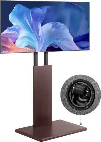 VEVOR Bureau-tv-standaard voor tv's van 812,8-1778 mm tot 45 kg, ±15° links-rechtsrotatie en in hoogte verstelbare tv-beugel voor hoekslaapkamer/woonkamer (max. 600 x 400 mm)