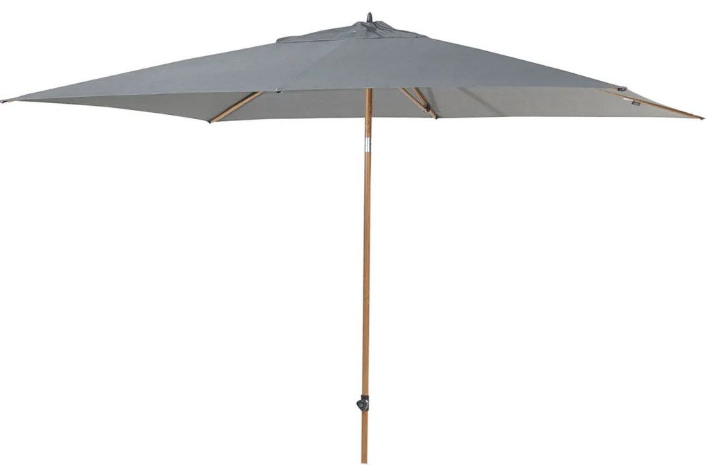 4 Seasons Azzurro parasol 200 x 300 cm antraciet solefin - houtlook frame