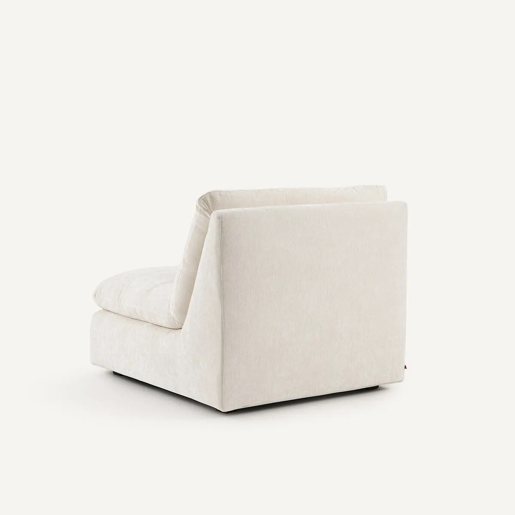Modulaire fauteuil van chenillefluweel, Giuliano