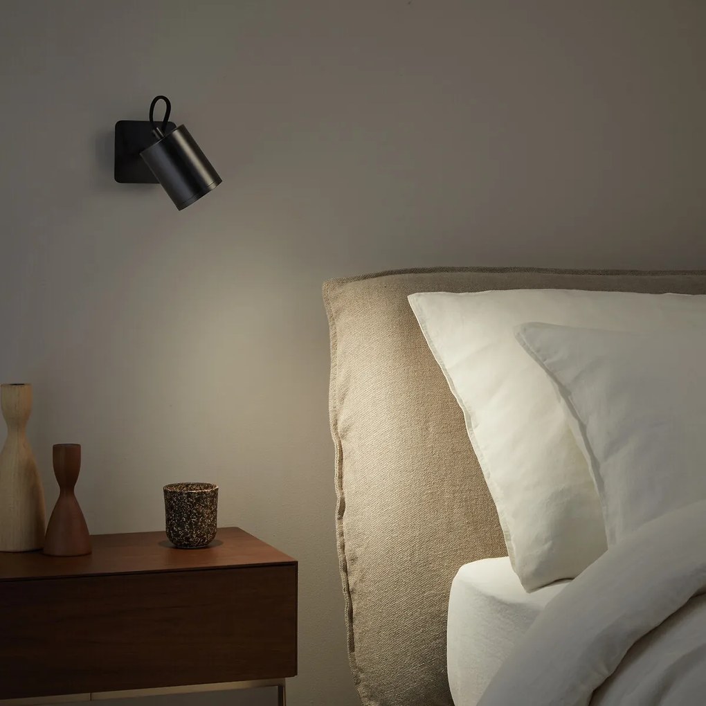 Verstelbare spot wandlamp grafiet afwerking, Girevole