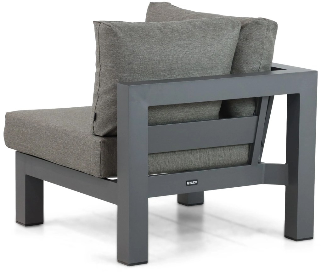 Hoek loungeset 5 personen Aluminium Grijs Lifestyle Garden Furniture Luca