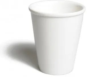 Beker met randje, porselein, 200 ml