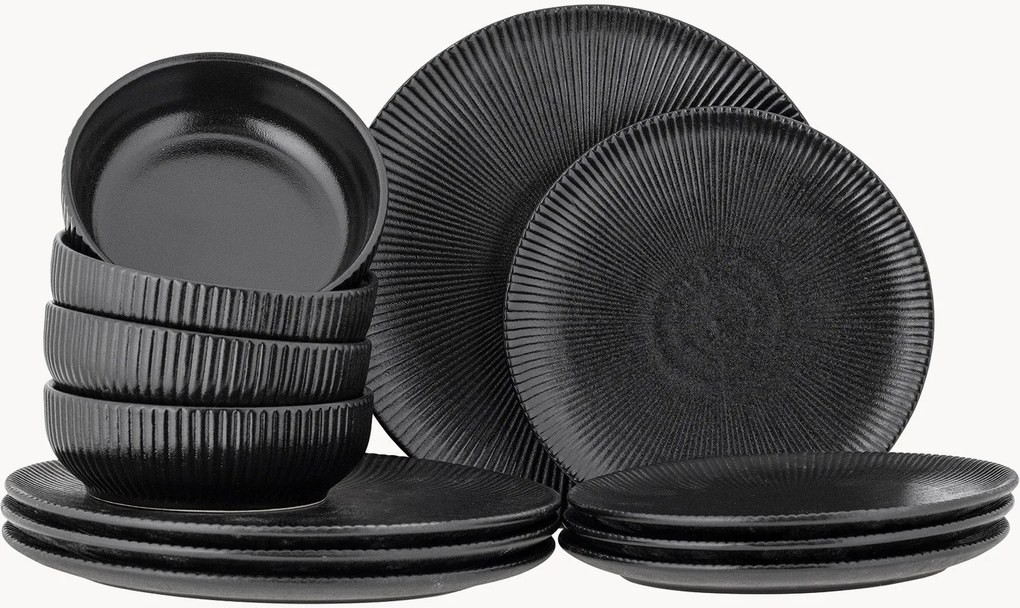 Serviesset Neri, 4 personen, 12-delig