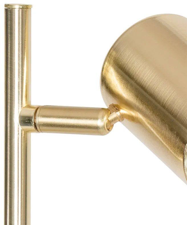 Moderne vloerlamp messing 3-lichts - Jeana