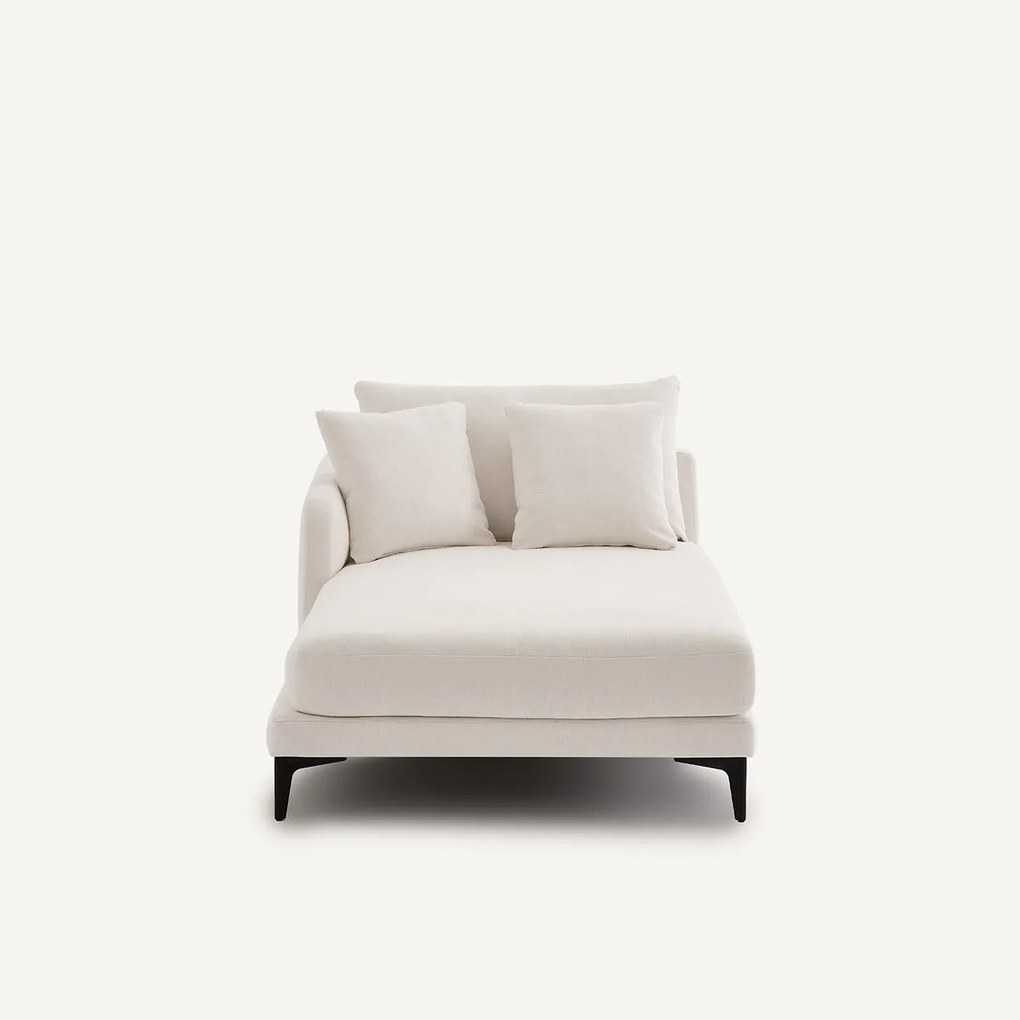 Longchair van polyester canvas, MODERNISTE, ontwerp Emmanuel Gallina
