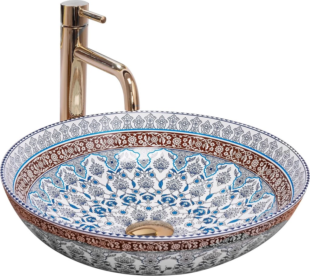 Opzetwastafel Rea Arte Blue