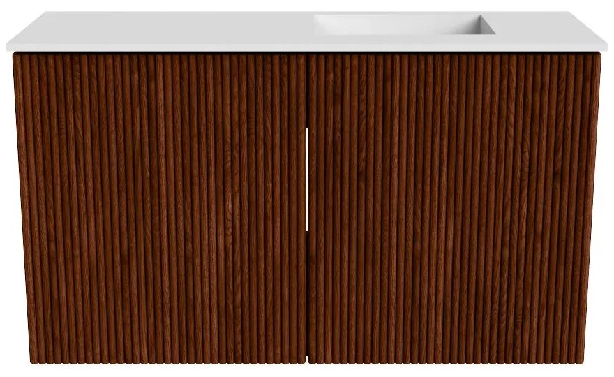 Mondiaz Joya 70cm toiletmeubel ruby met wastafel faye rechts 1 kraangat talc