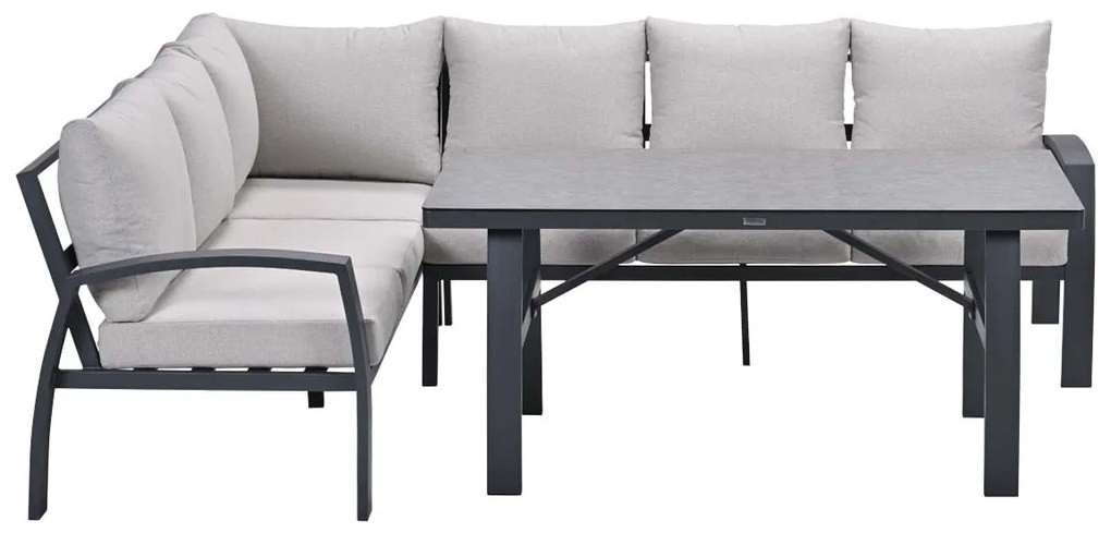Garden Impressions Cameron lounge dining set 3-delig links - desert sand
