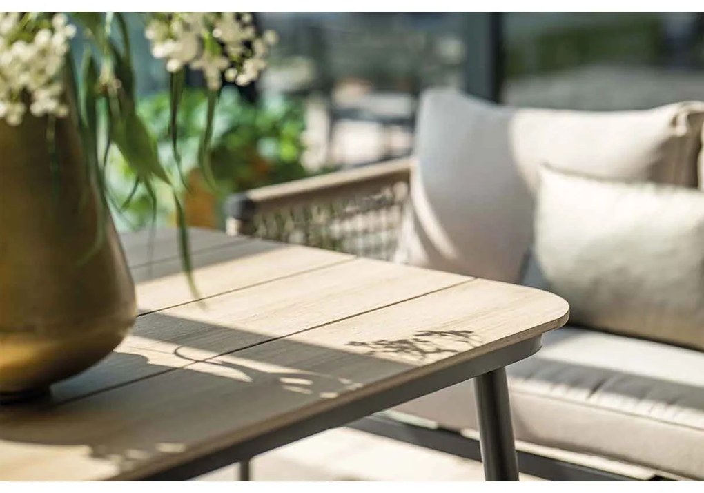 Garden Impressions Burela lounge dining set 5-delig rechts - taupe