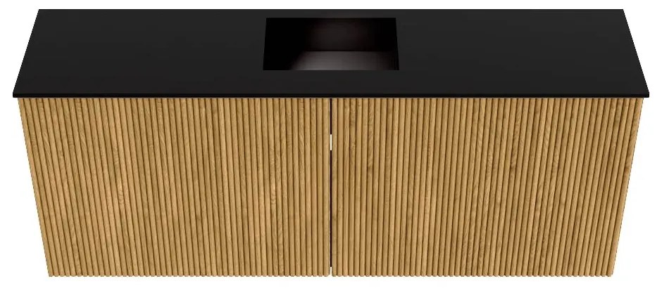 Mondiaz Joya 100cm toiletmeubel oak met wastafel faye midden zonder kraangat urban