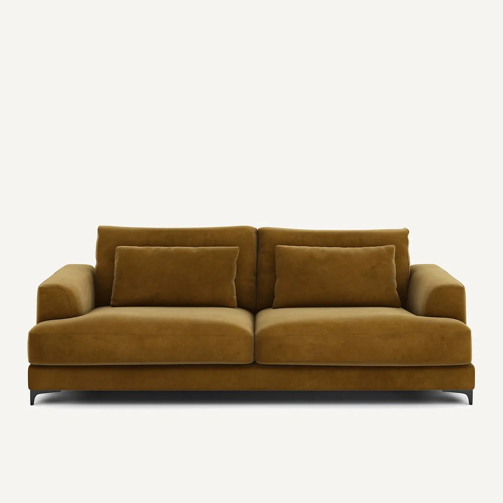 4-zits slaapbank van fluweel, Marsile