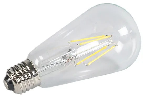 Set van 3 E27 LED filament lamp ST64 4W 320 lm 2700K