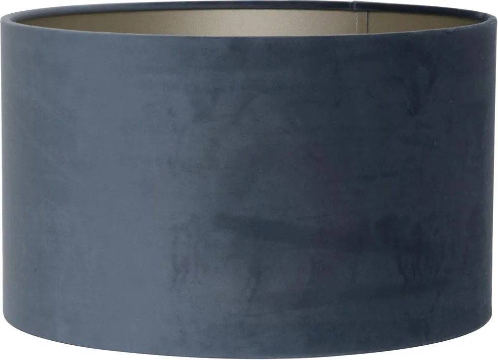 Lampenkap cilinder VELOURS - 40-40-30cm - dusty blue
