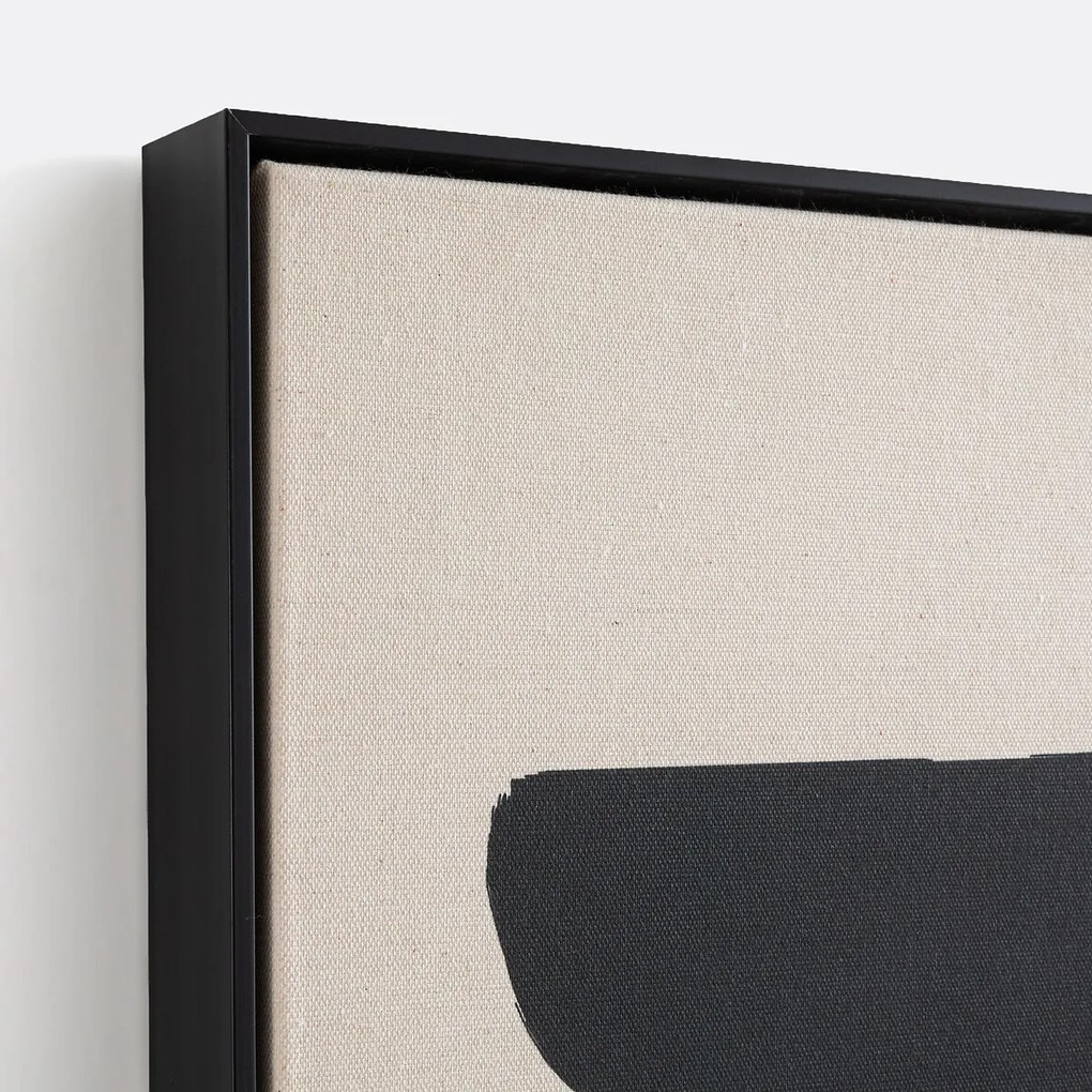 Doek in bedrukt linnen 70x100 cm, Lodga