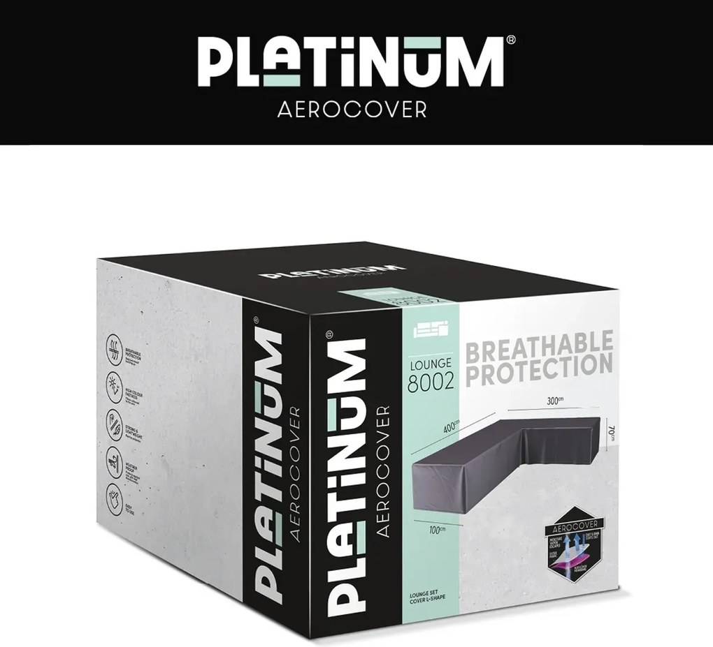Platinum AeroCover Loungehoes L 400x300x100xH70 Rechts