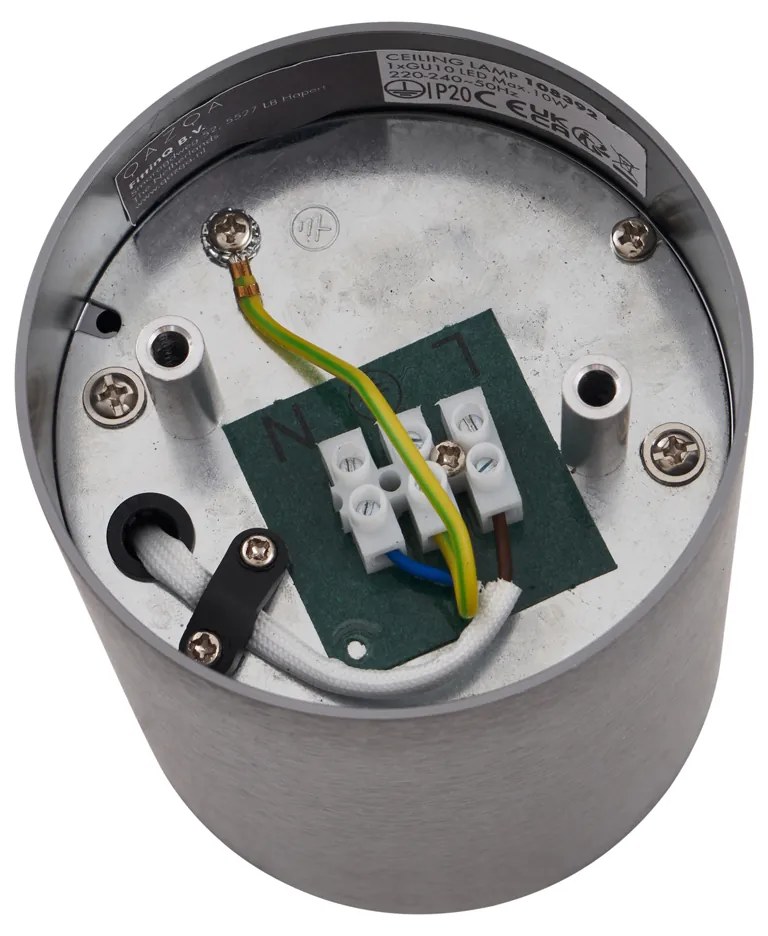 Moderne opbouwspot gunmetal GU10 50mm kantelbaar - Rondoo Up