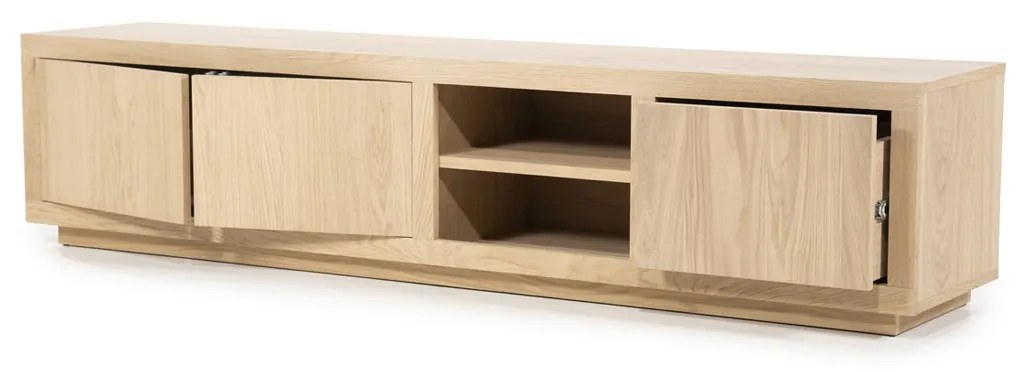 Tv-meubel Naturel Eiken 200 Cm - 200x42x45cm.