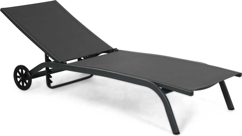 Domani Furniture Bellorio Ligbed Verstelbaar Aluminium Grijs