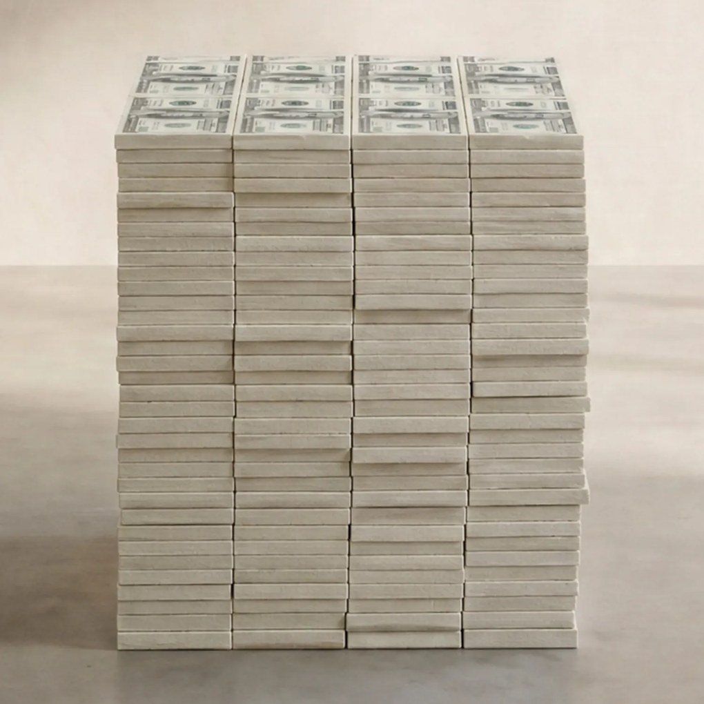 Kare Design Stool Dollar Dollar Krukje - 30.5 X 26.5cm.