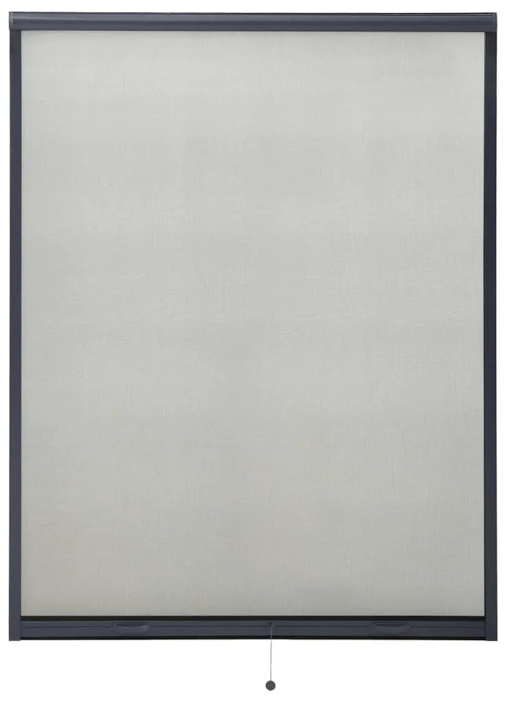vidaXL Raamhor oprolbaar 120x170 cm antracietkleurig