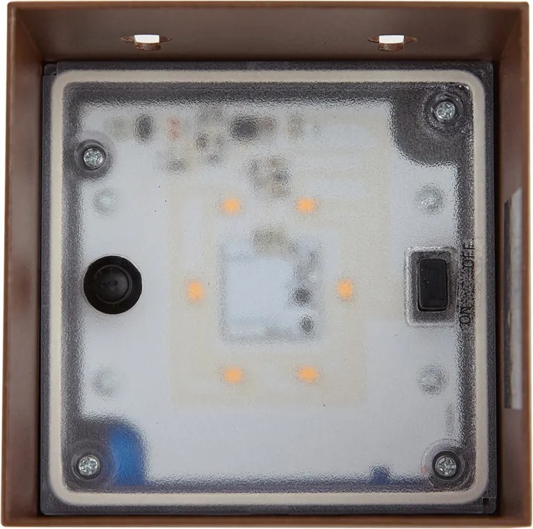 Buiten wandlamp roestbruin incl. LED IP65 met dimlicht en solar - Charlene