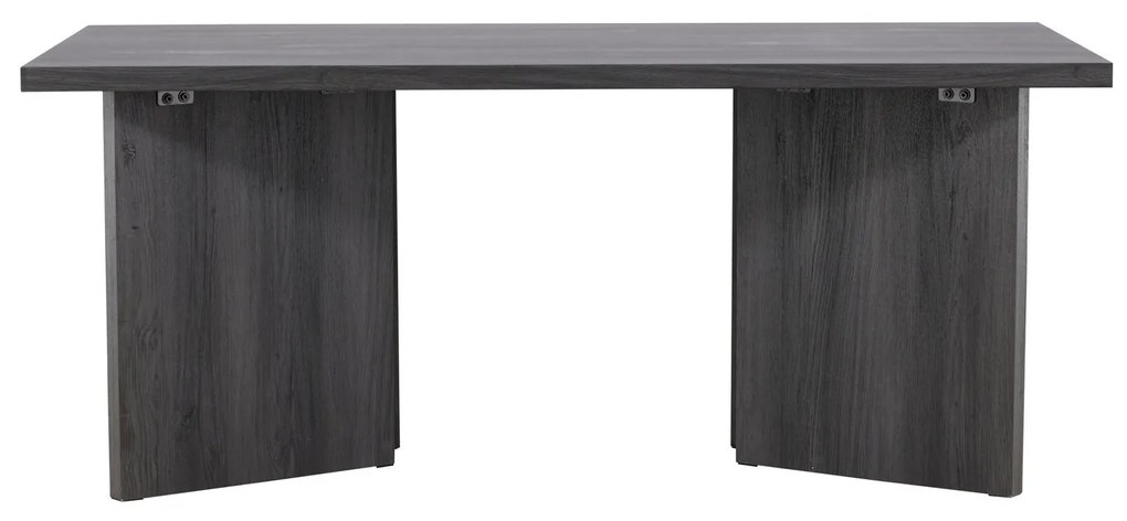 Jörn Eettafel - Bas - Fineer Wood Look - Zwart - 180x90 cm - Jorn