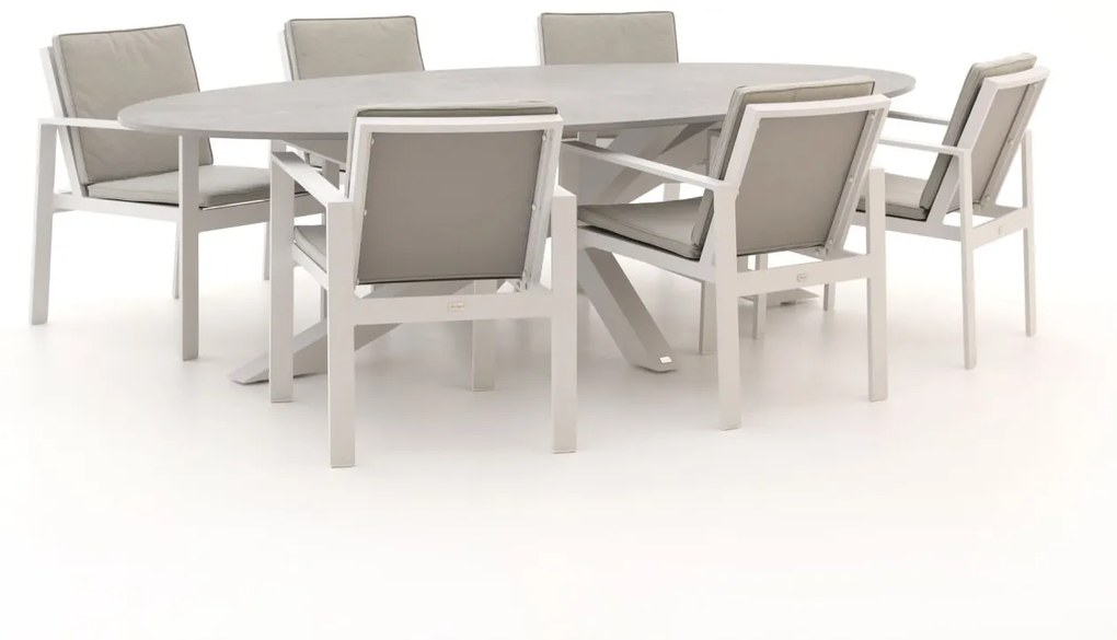 Diningset Bellagio  | 6 personen | Tuinset aluminium | 7-delig | Kees Smit Tuinmeubelen