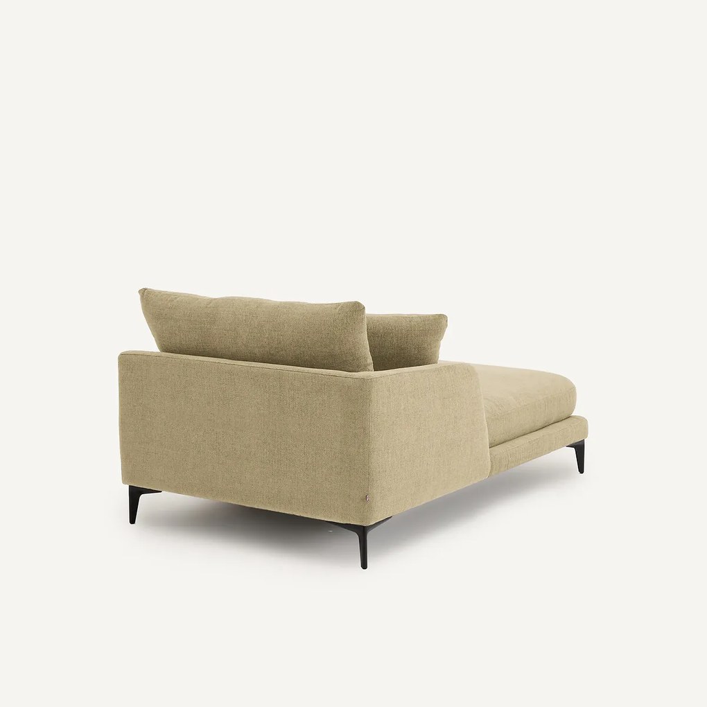 Longchair van gevlochten polyester, MODERNISTE, ontwerp Emmanuel Gallina