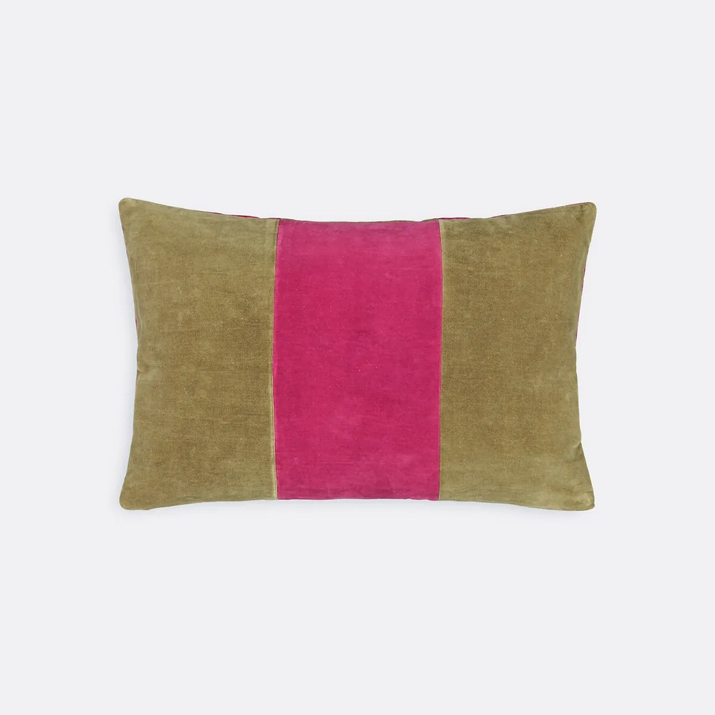 Rechthoekig kussenhoes in fluweel, Dilsi