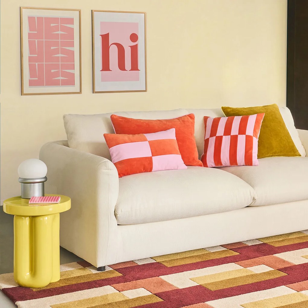 Tafellamp in verchroomd ijzer en opaline glas, CALAN