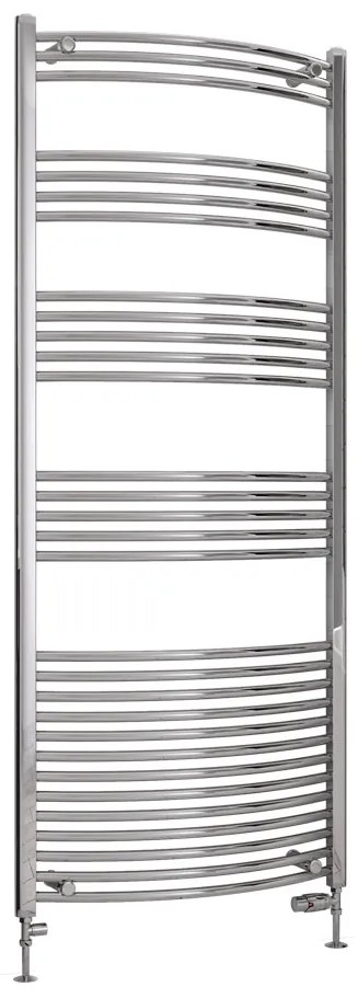 Eastbrook Wendover gebogen handdoekradiator 75x180cm 751W chroom