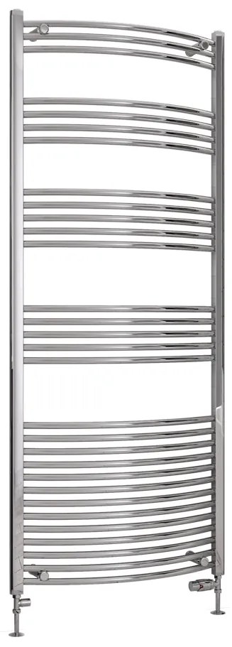 Eastbrook Wendover gebogen verticale radiator 180x75cm Chroom 751 watt