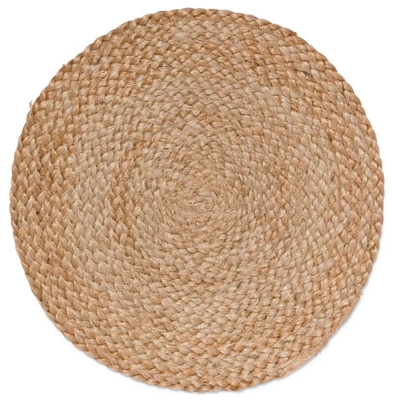 HEMA Gevlochten Placemat Jute - Ø 34 Cm (naturel)