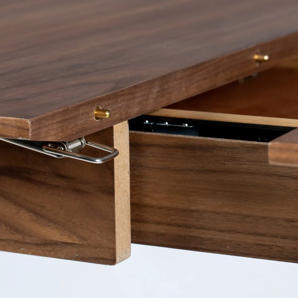 Zuiver Glimps Walnut Walnoot Eettafel Uitschuifbaar 120-162