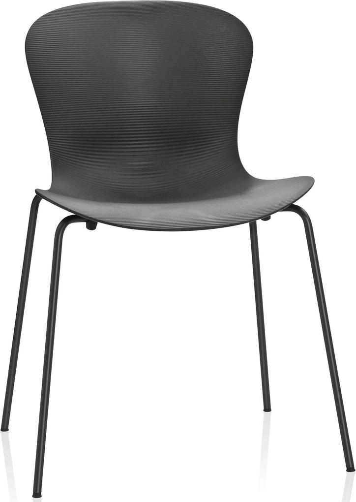 Fritz Hansen Nap Chair stoel zonder armleuningen pepper grey
