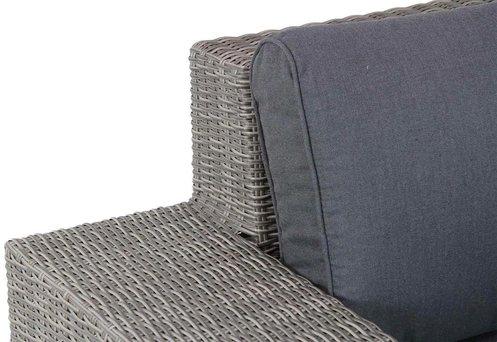 Hoek loungeset 5 personen Wicker Grijs  Garden Collections Oxford