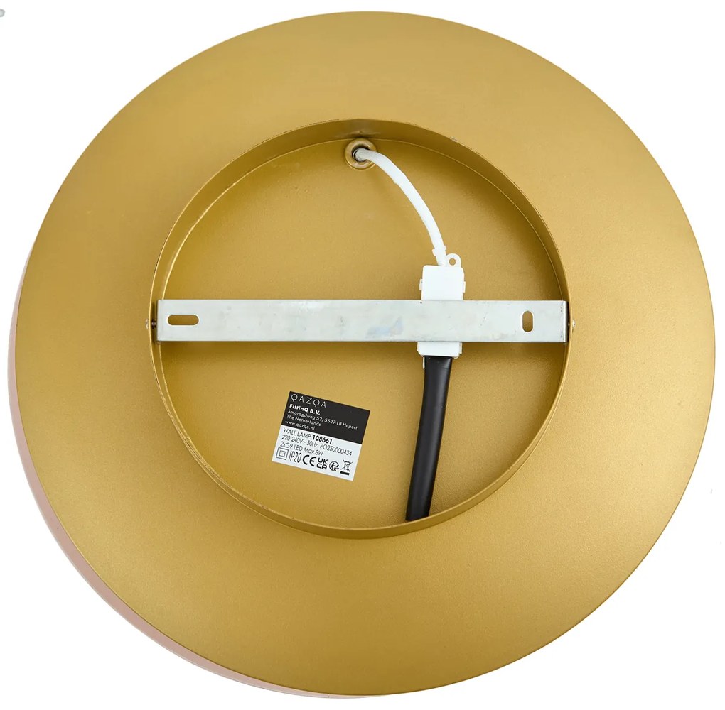 Moderne wandlamp koper 34.5cm 2-lichts - Sunrise