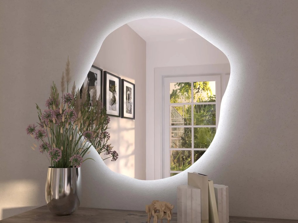 Organische LED spiegel met verlichting A35 80×81