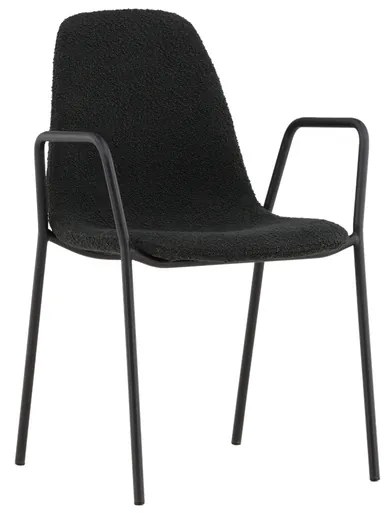 Jörn Eetkamerstoel - Robert  - Zwart - Boucle - Jörn